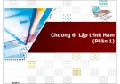 Chương 6: Lập trình Hàm (Phần 1)