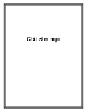 Giải cảm mạo