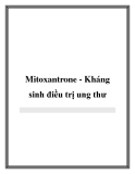 Mitoxantrone - Kháng sinh điều trị ung thư