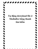 Tự động download file ở Mediafire bằng thanh tìm kiếm