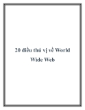20 điều thú vị về World Wide Web