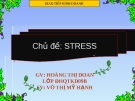 Báo cáo giao tiếp kinh doanh - Chủ đề: STRESS