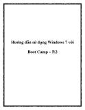 Hướng dẫn sử dụng Windows 7 với Boot Camp – P.2