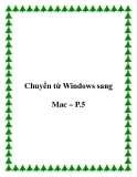 Chuyển từ Windows sang Mac – P.5