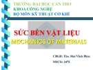 Bài thuyết trình sức bền vật liệu-Chương 2