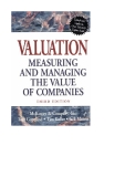 Valuation Measuring and Managing the Value of Companies