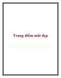 Trang điểm mắt đẹp