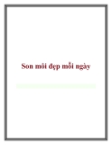 Son môi đẹp mỗi ngày