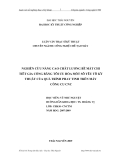 Luận văn: NGHIÊN CỨ U NÂNG CAO CHẤ T LƯỢ NG BỀ MẶ T CHI TIẾ T GIA CÔNG BẰ NG TỐ I ƢU HÓ A MỘ T SỐ YẾ U TỐ KỸ THUẬ T CỦ A QUÁ TRÌNH PHAY TINH TRÊN MÁY CÔNG CỤ CNC