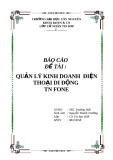 Quản lý kinh doanh điện thoại di động TN fone