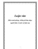 Luận văn: Đấu tranh phòng, chống tội làm nhục người khác ở nước ta hiện nay