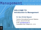 Management-Introduction to Management