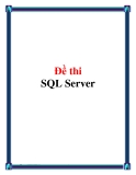 Kiểm tra SQL Server - Vũ Hoàng Chiến