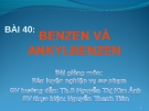 Bai 40: Benzen va alkylbenzen