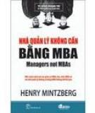 Nhà quản lí không cần bằng MBA