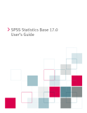 SPSS Statistics Base 17.0 User’s Guide