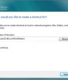 Tạo shortcut với các tính năng hữu ích trên Windows