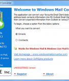 Cách chuyển từ Outlook Express sang Windows Mail