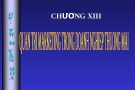 CHƯƠNG XIII: Quản trị marketing trong doanh nghiệp thương mại