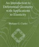 AN INTRODUCTION TO DIFFERENTIAL GEOMETRY WITH APPLICATIONS TO ELASTICITY