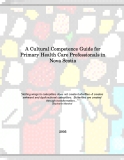 A Cultural Competence Guide for Primary Health Care Professionals in Nova Scotia     