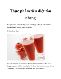 Thực phẩm tiêu diệt tàn nhang