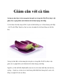 Giảm cân với cà tím