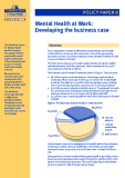 Mental Health at Work: Developing the business case