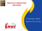 PROCESS-ORIENTED METHOD