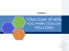 Phân tích chi tiêu công - Chương 1