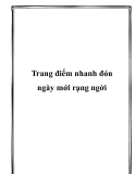 Trang điểm nhanh đón ngày mới rạng ngời