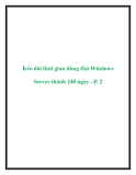 Kéo dài thời gian dùng thử Windows Server thành 240 ngày –P. 2