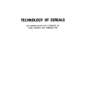 TECHNOLOGY OF CEREALS: AN INTRODUCTION FOR STUDENTS OF FOOD SCIENCE AND AGRICULTURE