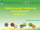 Đề tài thảo luận:  Phân tích cung , cầu và giá cả thị trường của một mặt hàng  tiêu dùng trong một  khoảng thời gian nào đó