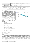 Đáp án đề thi kết thúc học phần: Kỹ thuật thuỷ khí  Đề số: 4