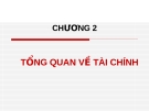 CHƯƠNG 2:  TỔNG QUAN VỀ TÀI CHÍNH