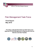 Pain Management Task Force Final Report May 2010