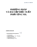 Phương pháp và bài tập hiệu suất phản ứng NH3