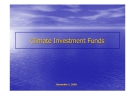 Climate Investment Funds