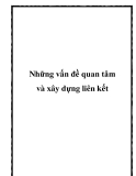 Những vấn đề quan tâm và xây dựng liên kết