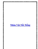 Nhân Vật Nổi Tiếng