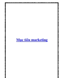 Mục tiêu marketing