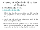 Chương VI. Một số vấn đề cơ bản về đấu thầu