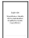 Luận văn: Những biện pháp cơ bản phấn đấu hạ giá thành sản phẩm ở Xí nghiệp Xây Lắp ĐiệnCông ty Điện Lực 1