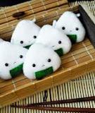 Búp bê cơm nắm Onigiri nhỏ xinh dễ làm 