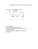 MẠCH ĐIỀU ÁP XOAY CHIỀU 1 PHA DÙNG TRIAC