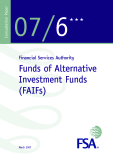 Financial Services Authority: Funds of Alternative Investment Funds (FAIFs)