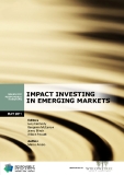 IMPACT INVESTING  IN EMERGING MARKETS