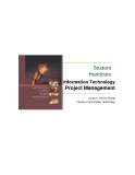 Information Technology Project  Management