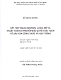 LUẬN VĂN THẠC SĨ: KẾT HỢP MẠNG NEURON, LOGIC MỜ VÀ THUẬT TOÁN  DI TRUYỀN GIẢI QUYẾT BÀI TOÁN TỐI ƯU HÓA CÔNG THỨC VÀ QUY TRÌNH